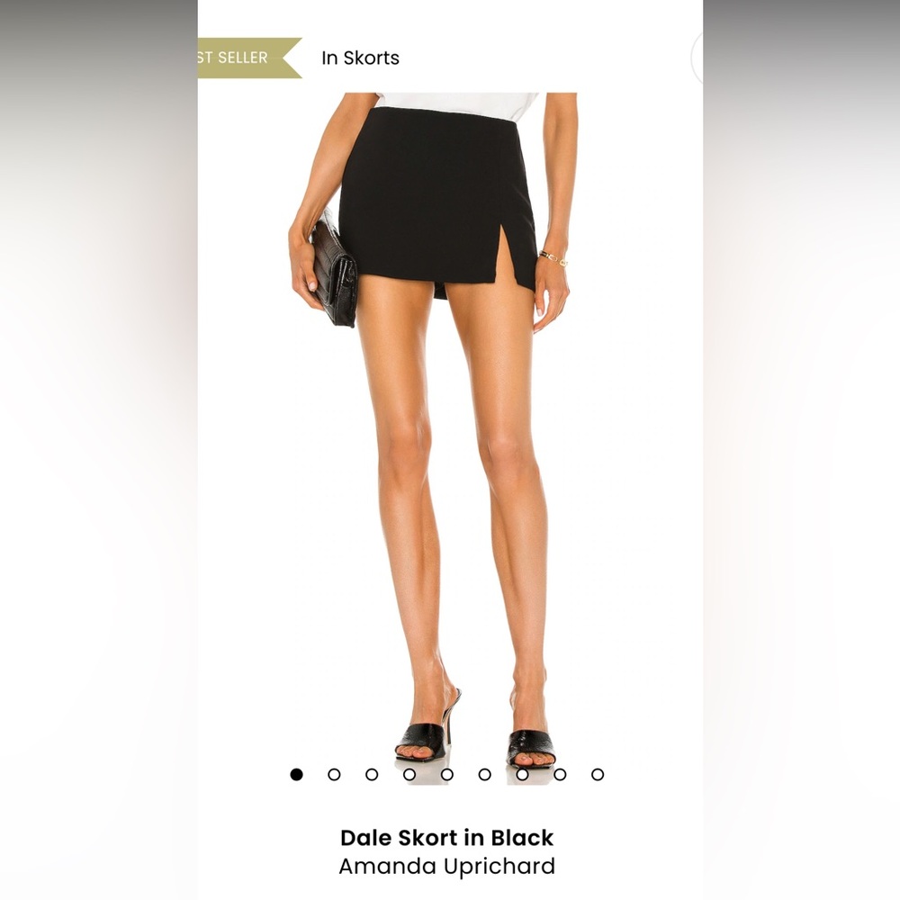 Amanda Uprichard Black Skort
